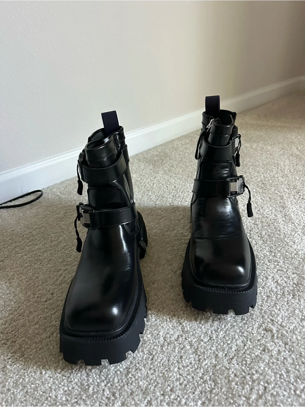 Eytys unisex Blade boots in leather.